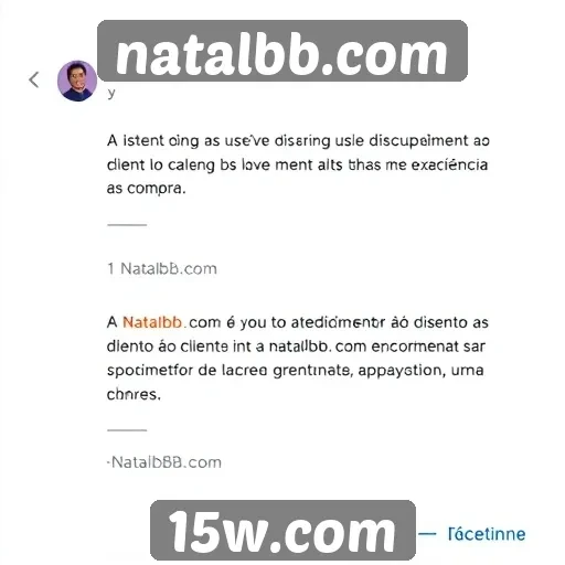 Feedback dos usuários sobre o atendimento ao cliente no natalbb.com