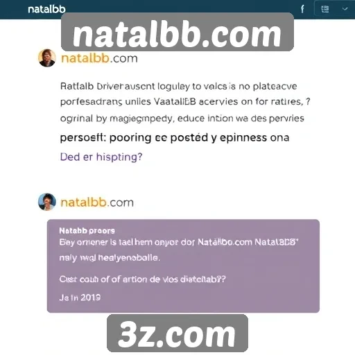 Opiniões de usuários sobre natalbb.com